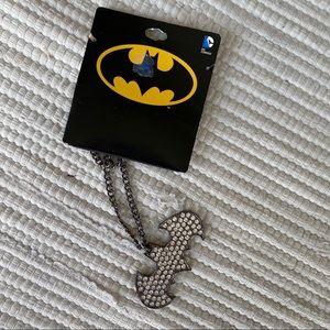 BATMAN DC Comics Necklace Silver Toned